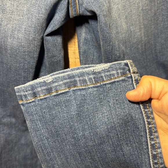 Spanx Straight Leg Ankle Denim Jeans Women’s size Small Vintage Indigo - Picture 10 of 11